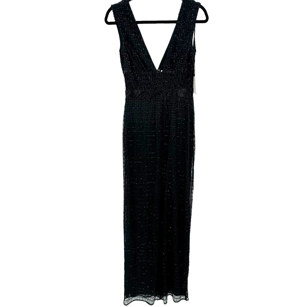 Mac Duggal 5625 Haute Couture Embellished Sheath Dress Black Size 4 NWT - Picture 8 of 11